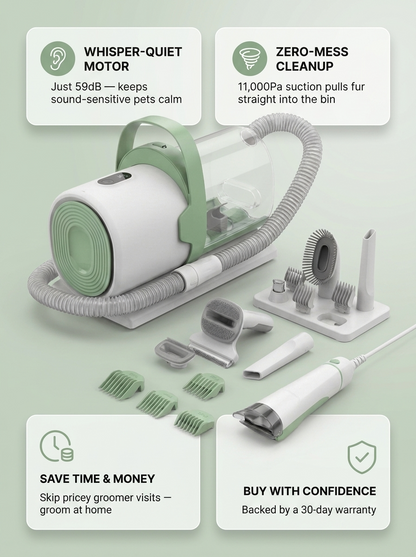 Pet Lomo Grooming Vacuum: The Ultimate Mess-Free Pet Grooming Vacuum
